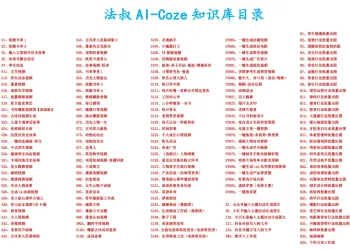 扣子coze工作流150+套成品模板直接导入AI智能体搭建从入门到精通