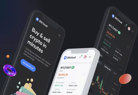 全套加密货币网站自适应手机平板HTML5源码UI设计界面react源码 ...