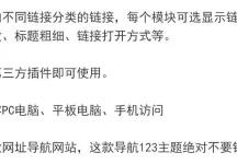 WordPress主题导航123升级模版源码主题不限域名网址导航