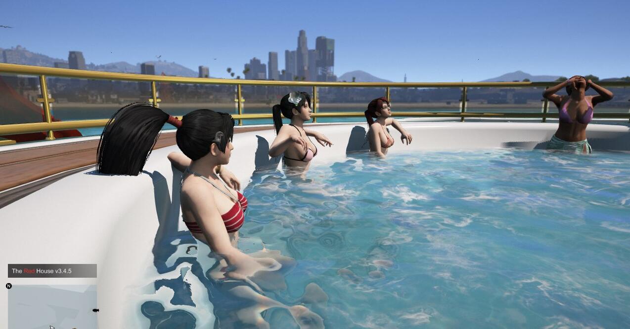 《GTA5mod整合版游戏》1.41版+真实画质ENB+1000辆真车+198美女英雄