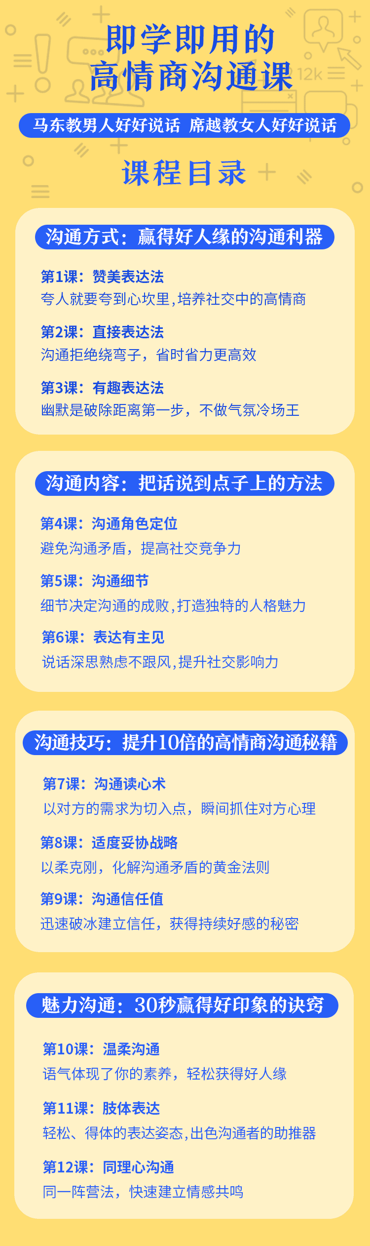 即学即用的高情商沟通课，轻松化解表达难题