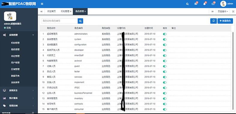 asp.net内核物联网后台管理系统源码