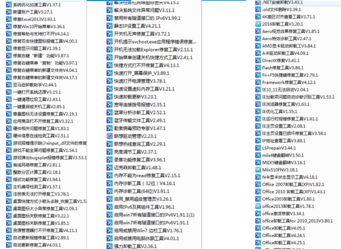 电脑工程师专用小工具（204个打包）