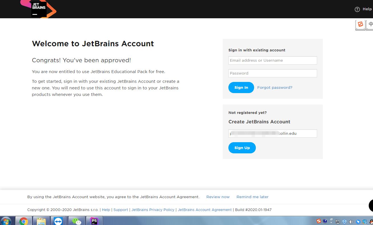 教你用edu邮箱申请jetbrains全家桶一年的使用权