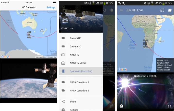 iss live now太空空间站实时直播观看软件