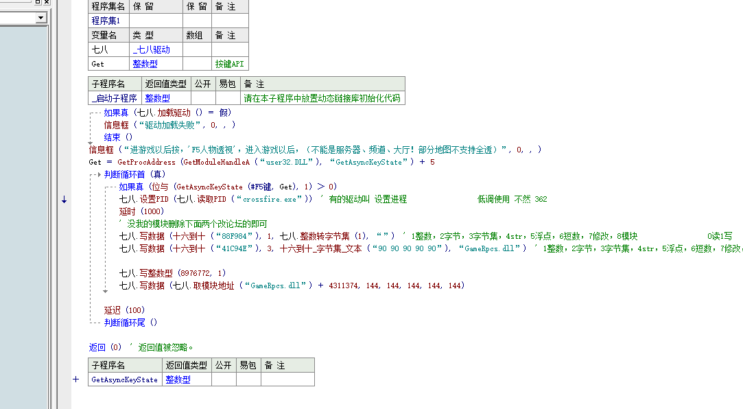 开源穿越火线cf单板人物透视源码