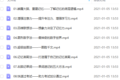 分享一套记忆课程-菲常记忆超脑特训营
