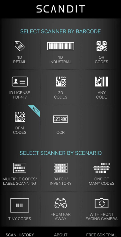 手机变扫码枪：最强条码解码器Scandit Demo 5.5.0.1