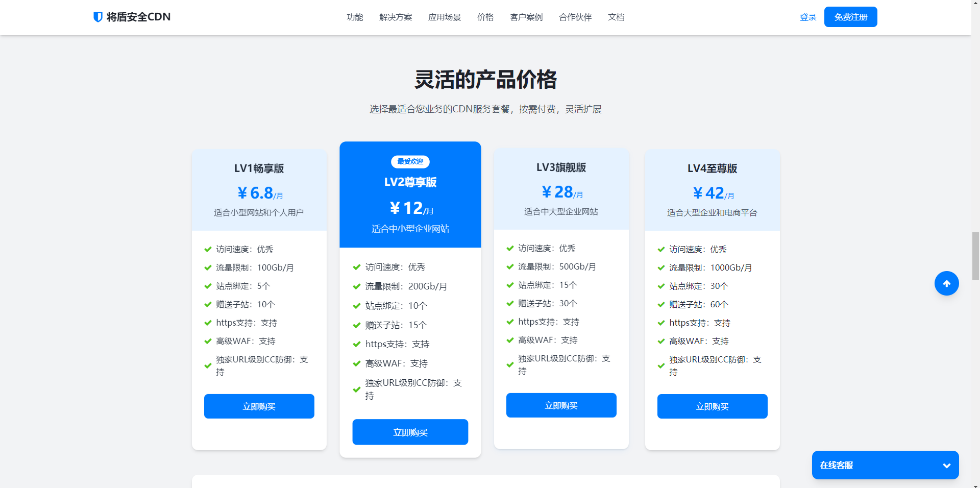 CDN销售单页php源码 给朋友定制的 企业科技风格 免费分享给大家对接的LECDN  你们自己
