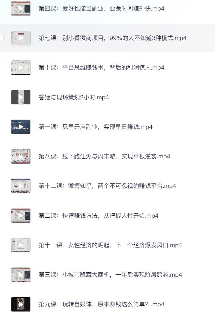 【资源】36个唯美的赚钱小点子 赚认知以外的钱月入过万低过死工资