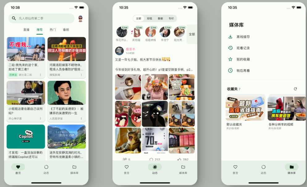 【软件】PiliPala/PiliPlus ，直播，电视，追番大集合软件