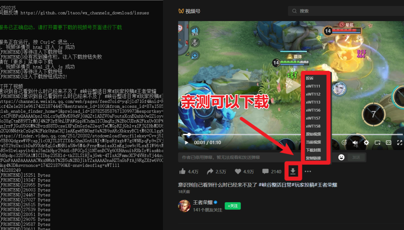 2025最新版本，视频号下载器！支持直播回放下载，使用超简单，一键下载为MP4格式