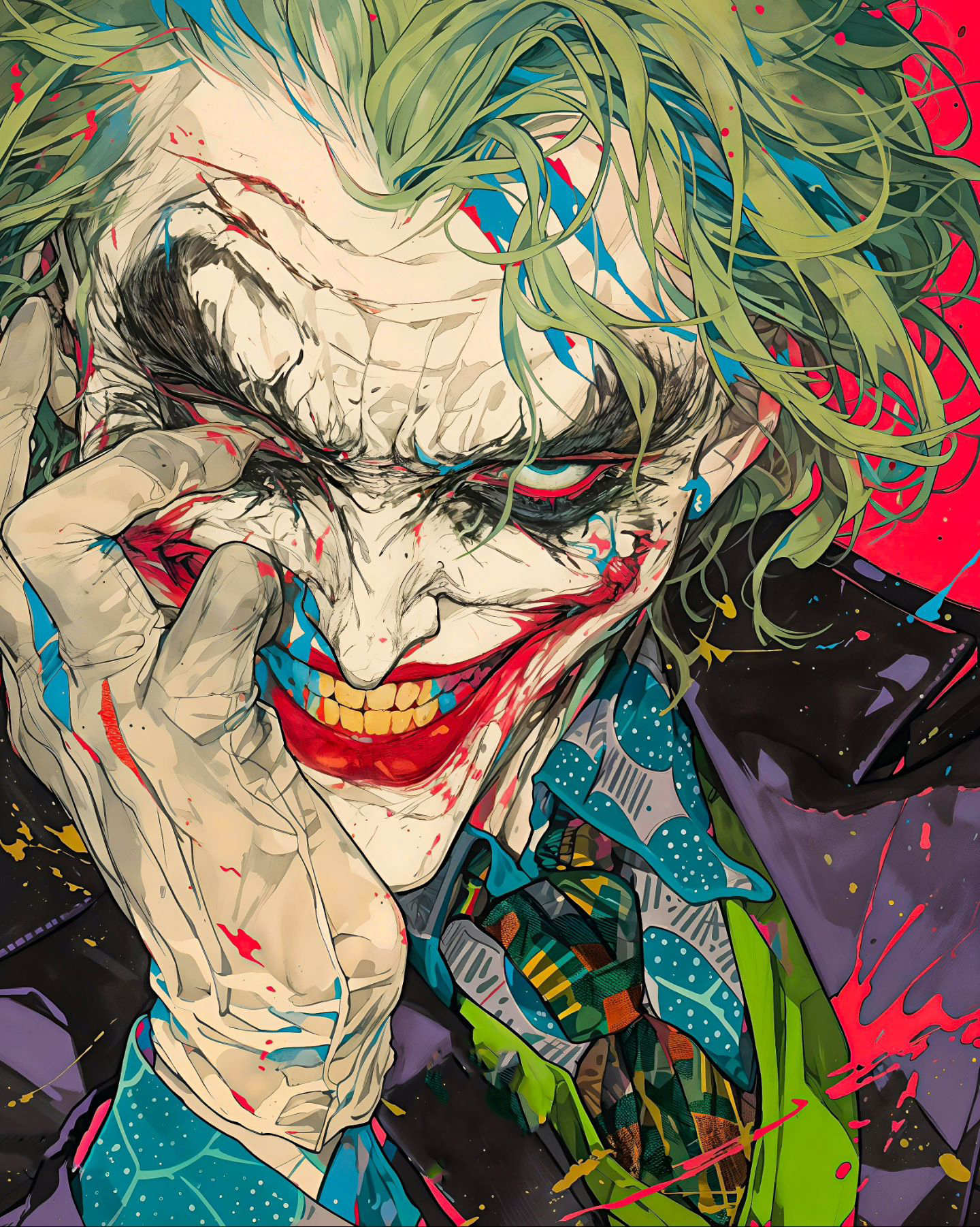 分享5张非常帅气头像的小丑造型张张精选