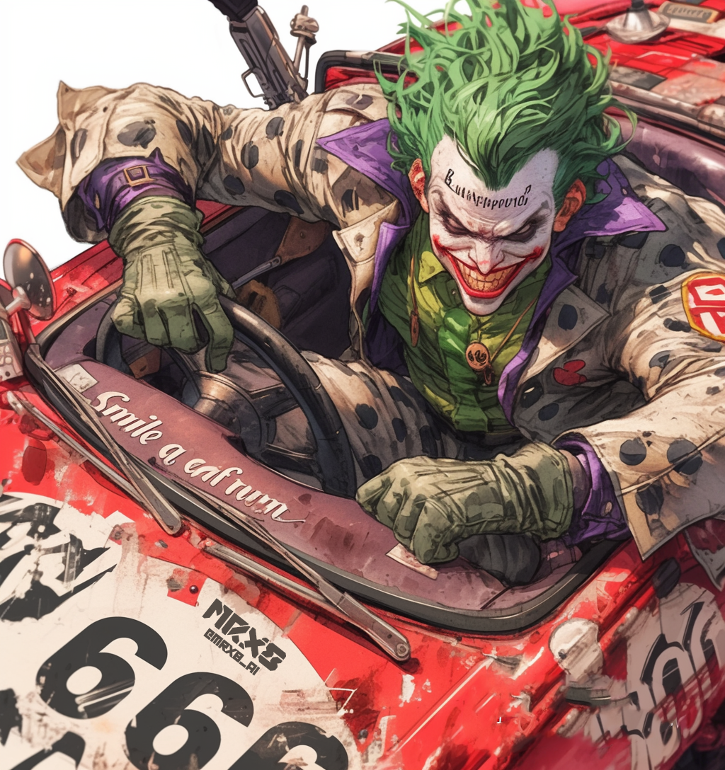 分享5张非常帅气头像的小丑造型张张精选