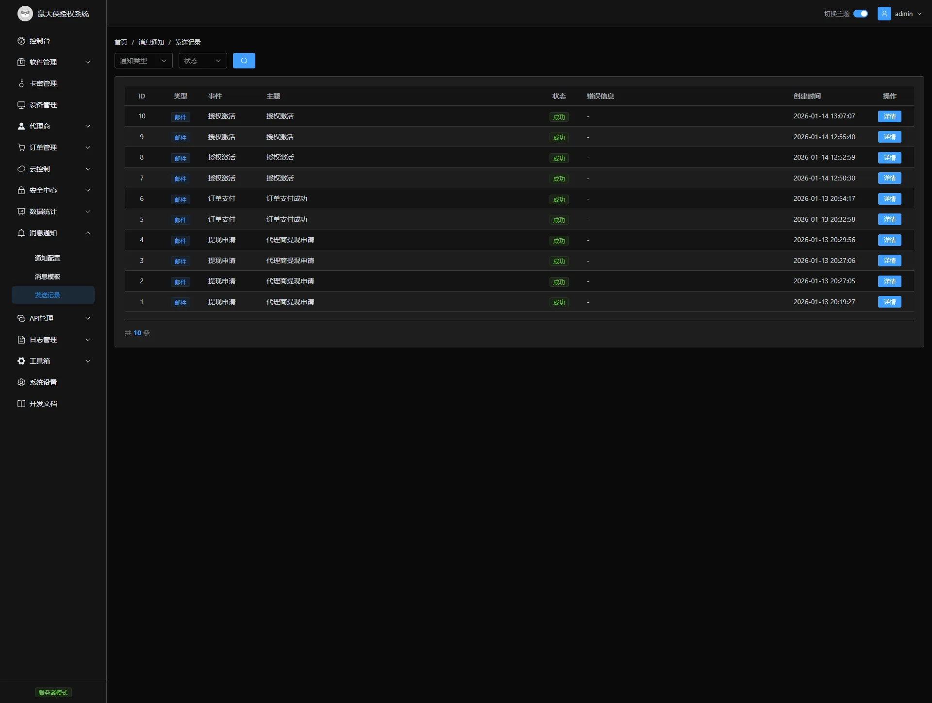 鼠大侠授权系统 V2.0