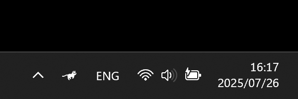 RunCat365可以在Windows任务栏上可爱的猫咪奔跑动画。
