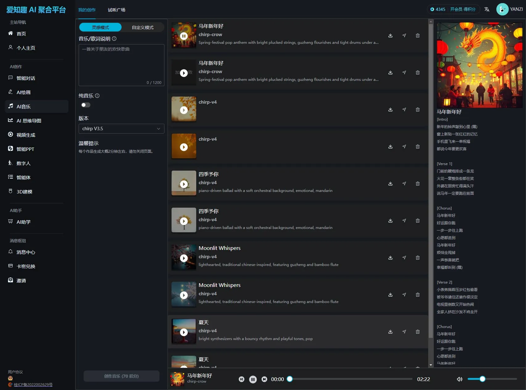 AIGC源码系统软件开发搭建智能体图片音乐视频PPT数字人在线生成