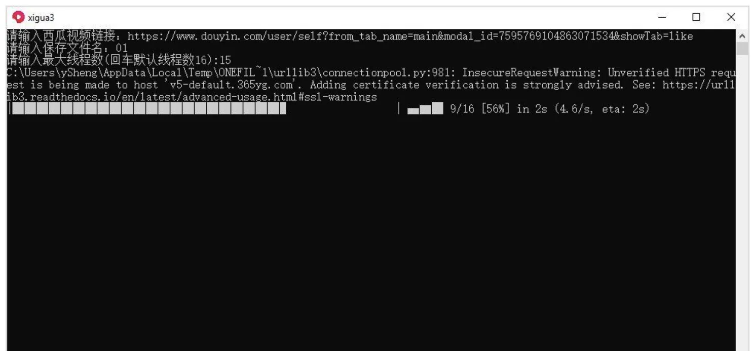 抖音视频下载工具（绿色单文件）